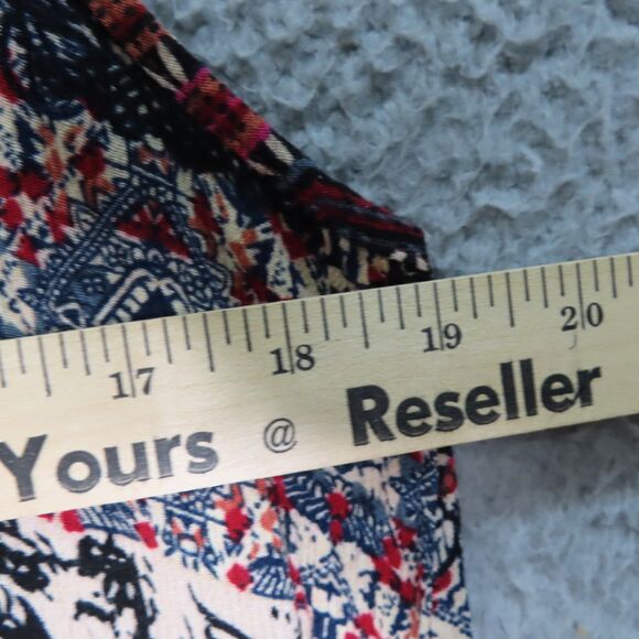 Umgee Mini Dress Large Multicolor Sleeveless Colorful Boho Geometric Pullover - Picture 8 of 10